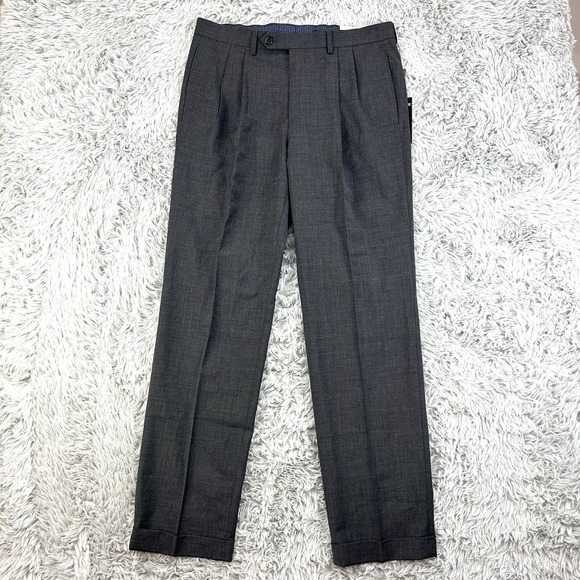 Lauren Ralph Lauren Pants Men's‎ 33x31.5 Gray NWT High Performance Wool Flex - Picture 9 of 11